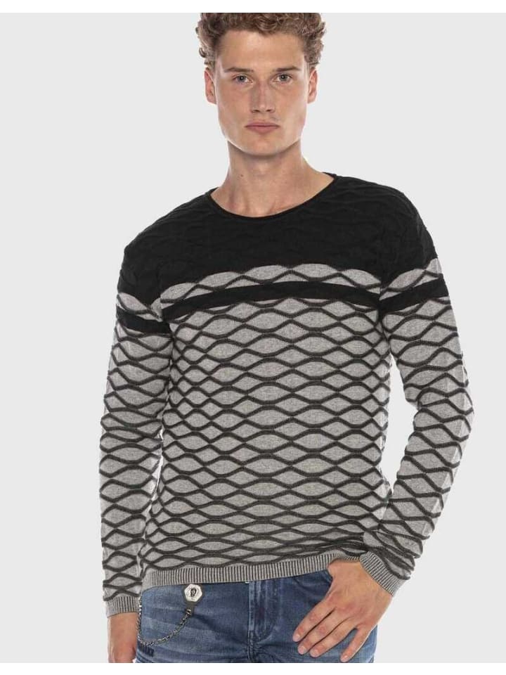 Пуловер Cipo & Baxx, серый
Пуловер Cipo & Baxx, серый