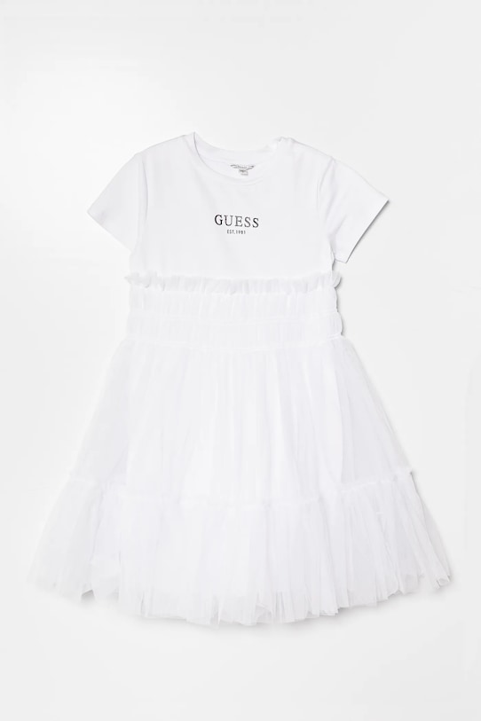 Детское платье Guess, белый 
Детское платье Guess, белый