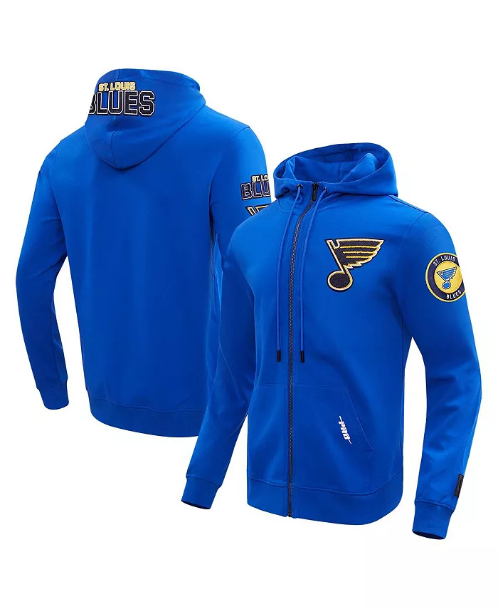 Мужская синяя худи-куртка на молнии St. Louis Blues Classic Chenille Pro Standard
Мужская синяя худи-куртка на молнии St. Louis Blues Classic Chenille Pro Standard