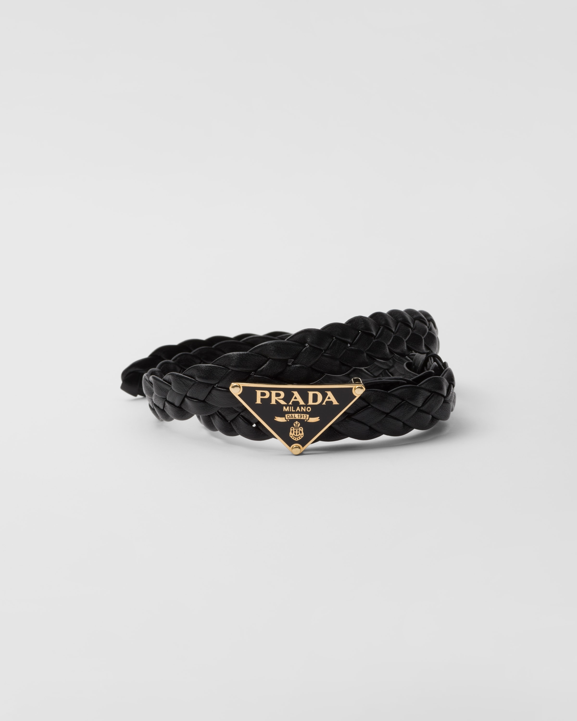 Ремень из наппы Prada, черный
Ремень из наппы Prada, черный