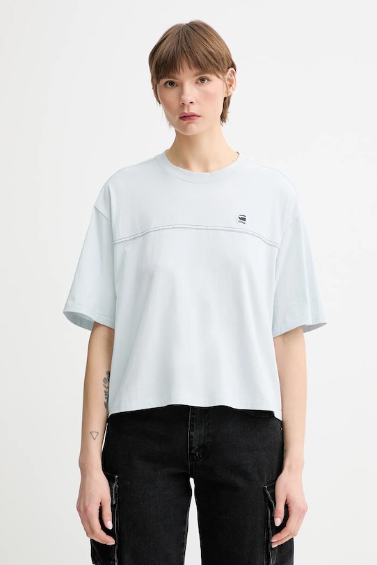 Хлопковая футболка G-Star, синий
Хлопковая футболка G-Star, синий