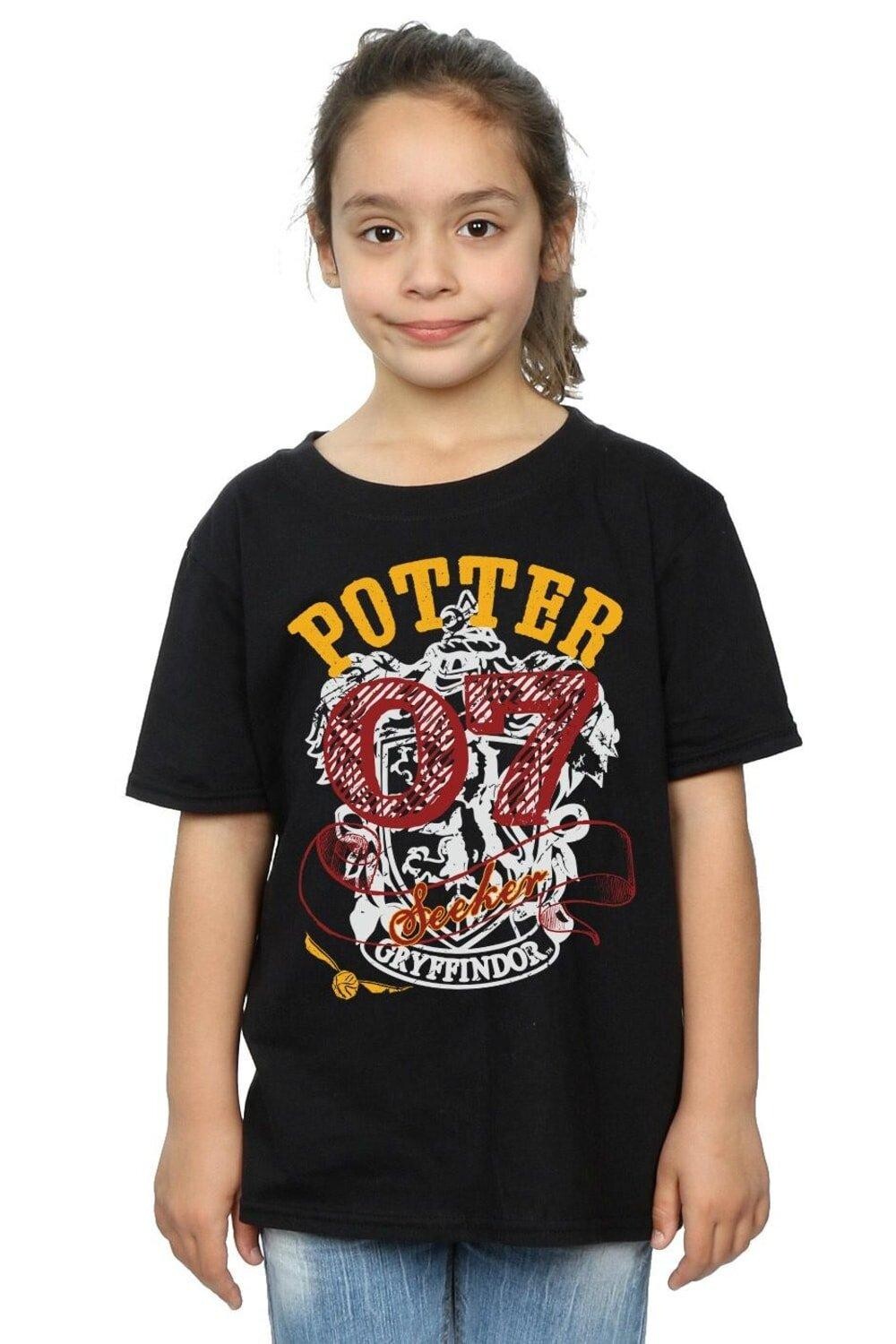 Хлопковая футболка «Гриффиндорский искатель» Harry Potter, черный
Хлопковая футболка «Гриффиндорский искатель» Harry Potter, черный