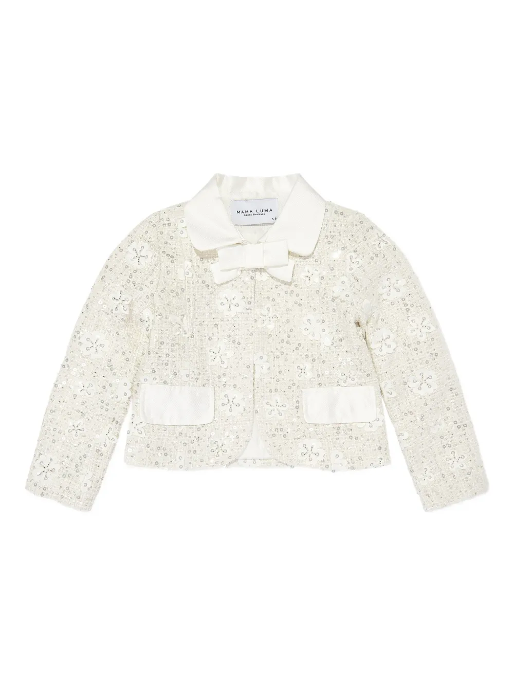 Жакет с пайетками и бантом MAMA LUMA KIDS, нейтральный
Жакет с пайетками и бантом MAMA LUMA KIDS, нейтральный