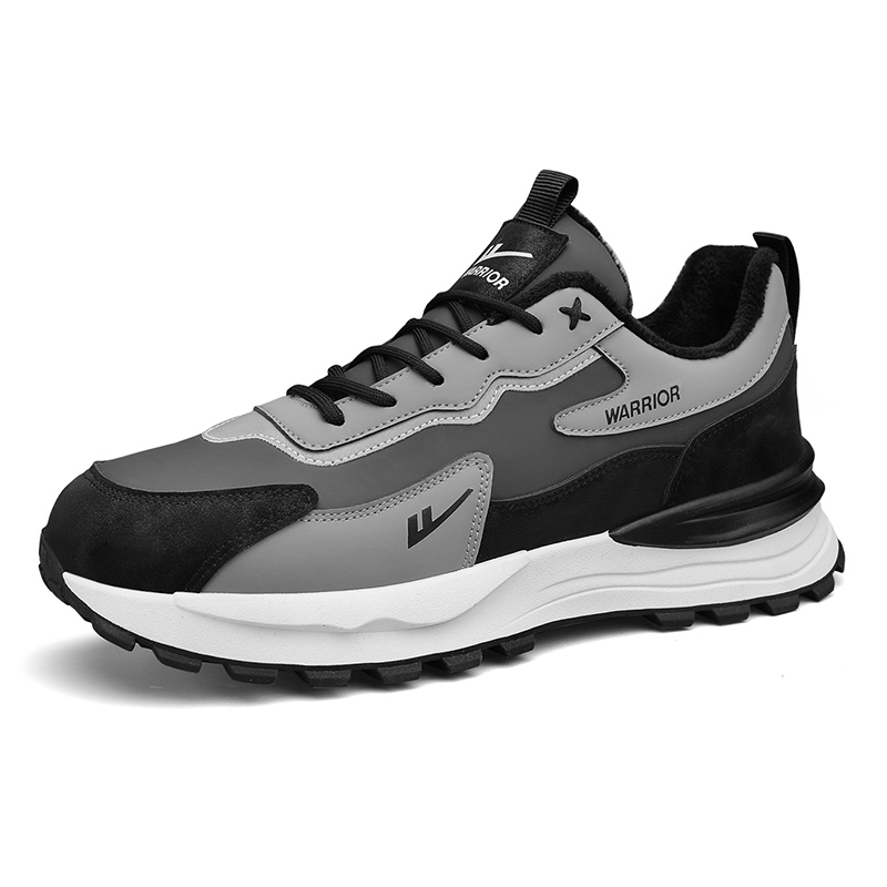 WARRIOR Амортизирующие нескользящие износостойкие легкие низкие повседневные туфли с утеплением на подкладке из флиса для мужчин, серо-черные, цвет Gray Black-Fleece-Lined
WARRIOR Амортизирующие нескользящие износостойкие легкие низкие повседневные туфли с утеплением на подкладке из флиса для мужчин, серо-черные, цвет Gray Black-Fleece-Lined