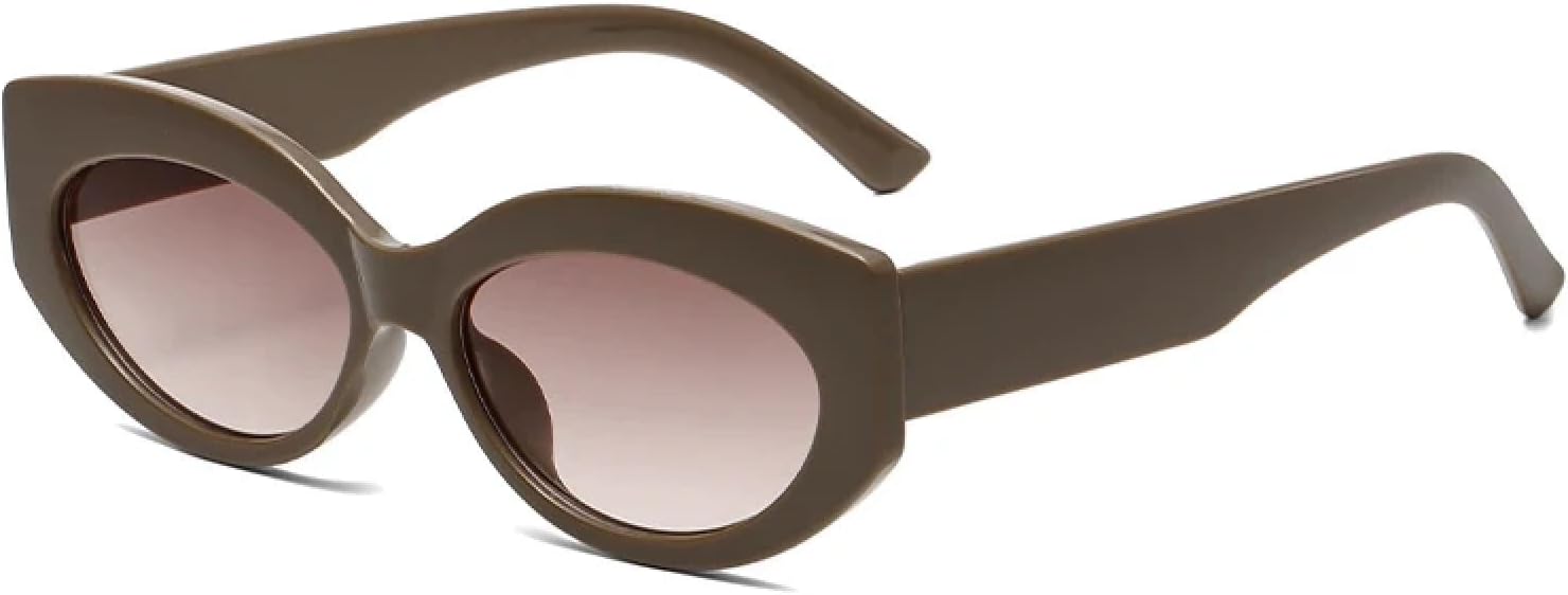 Солнцезащитные очки с защитой от УФ-излучения UV400 | Овальная оправа "кошачий глаз" | Для женщин и мужчин, для занятий спортом на открытом воздухе и вождения DSVIGF, Dark Coffee
Солнцезащитные очки с защитой от УФ-излучения UV400 | Овальная оправа "кошачий глаз" | Для женщин и мужчин, для занятий спортом на открытом воздухе и вождения DSVIGF, Dark Coffee