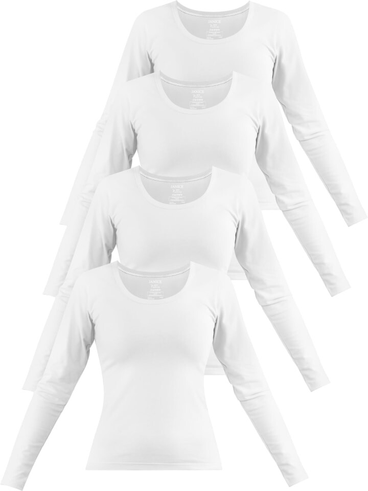 Лонгслив Janice 4 x Damen Langarmshirt Nimes, белый
Лонгслив Janice 4 x Damen Langarmshirt Nimes, белый