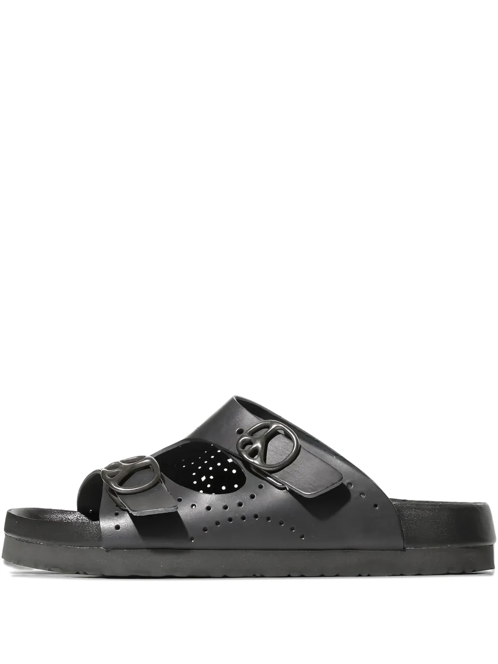 Сандалии с перфорированной пряжкой Needles, черный
Сандалии с перфорированной пряжкой Needles, черный