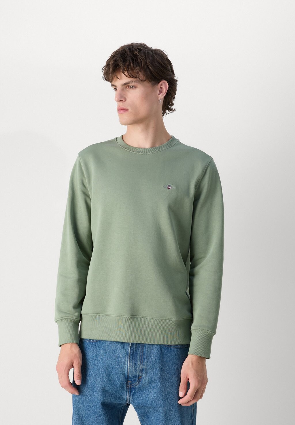 Толстовка Shield C Neck GANT, хаки
Толстовка Shield C Neck GANT, хаки