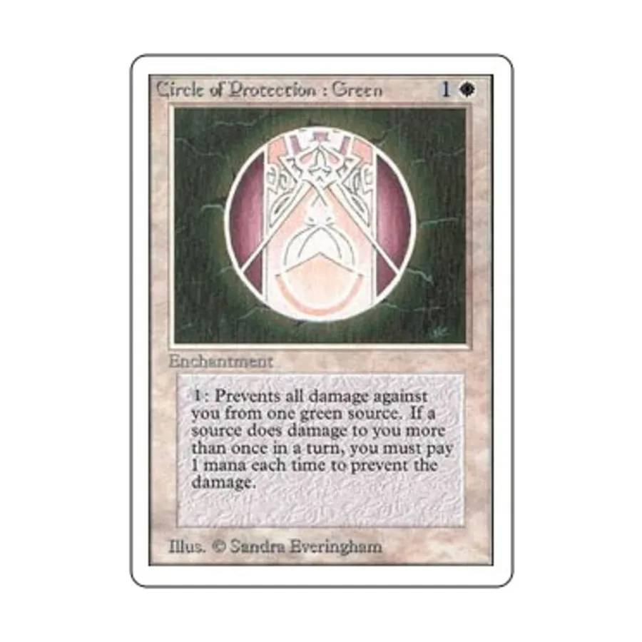 CCG Круг защиты: Зеленый (С), MTG - Unlimited
CCG Круг защиты: Зеленый (С), MTG - Unlimited