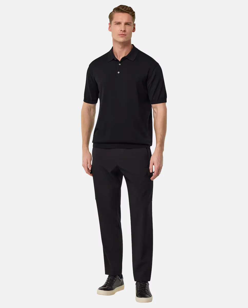 Брюки из чистой шерсти Travel Boggi Milano, черный
Брюки из чистой шерсти Travel Boggi Milano, черный