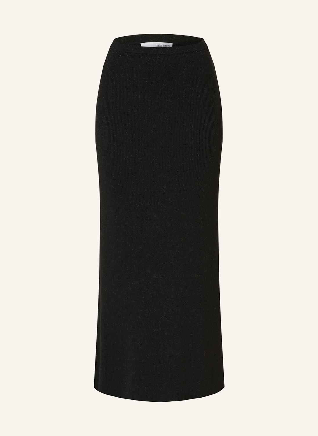 Юбка вязаная с блестящей пряжей Selected Femme, черный
Юбка вязаная с блестящей пряжей Selected Femme, черный