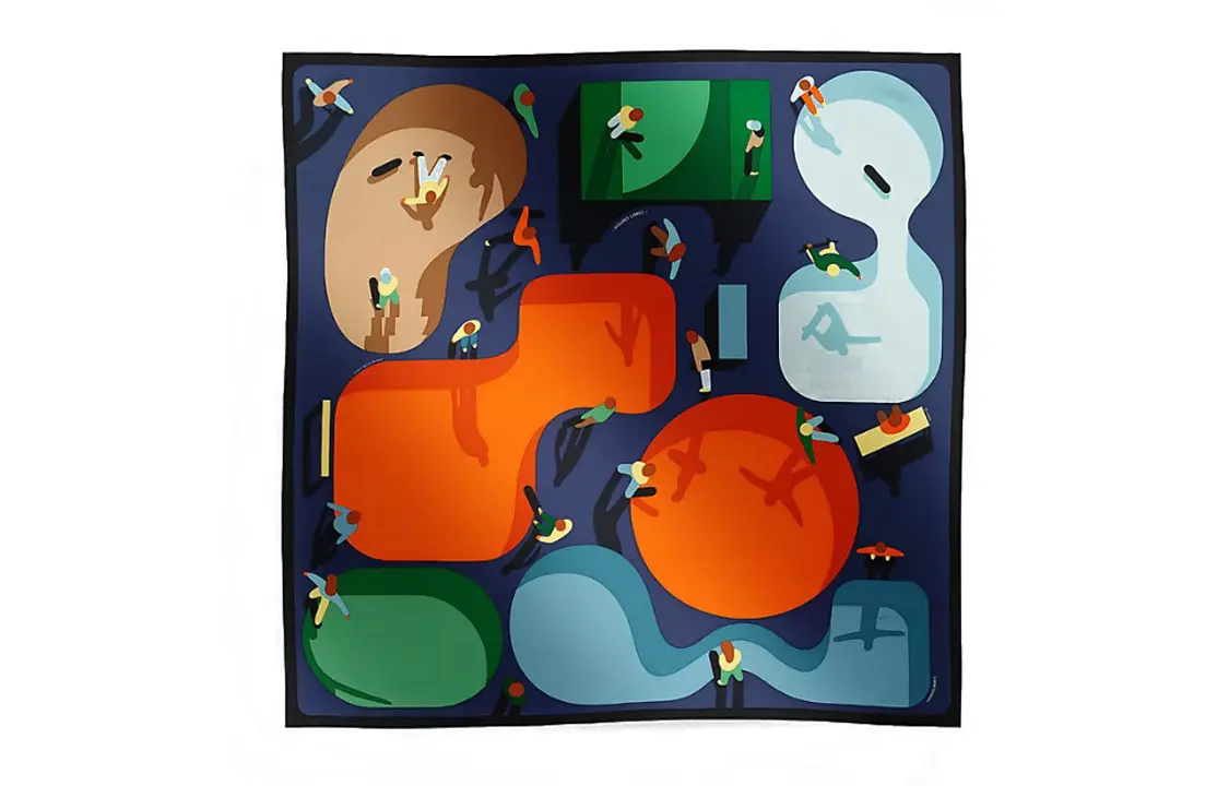 Шёлковый платок HERMES Мультиколор
Шёлковый платок HERMES Мультиколор