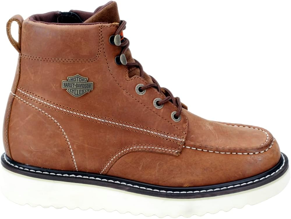 Мужские мотоциклетные повседневные ботинки Harley-Davidson Beau из кожи с каблуком клином, коричневый
Мужские мотоциклетные повседневные ботинки Harley-Davidson Beau из кожи с каблуком клином, коричневый