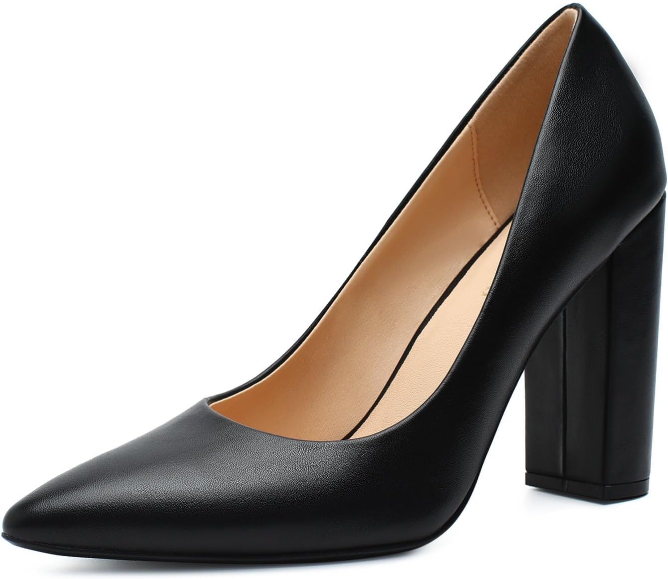 Унисекс, женские и мужские туфли на высоком каблуке с острым носком и массивным блочным каблуком, удобная обувь для торжественных случаев Haozhaotou, черный
Унисекс, женские и мужские туфли на высоком каблуке с острым носком и массивным блочным каблуком, удобная обувь для торжественных случаев Haozhaotou, черный