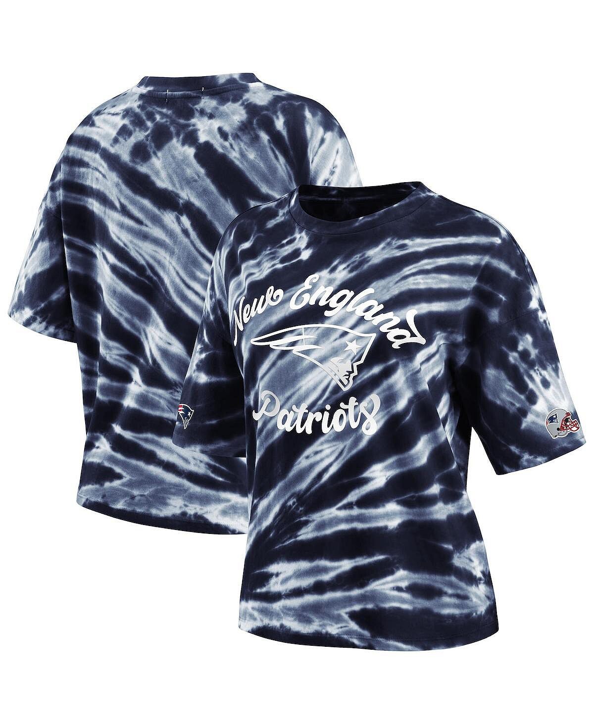 Женская темно-синяя футболка New England Patriots с принтом тай-дай WEAR by Erin Andrews, темно-синий
Женская темно-синяя футболка New England Patriots с принтом тай-дай WEAR by Erin Andrews, темно-синий