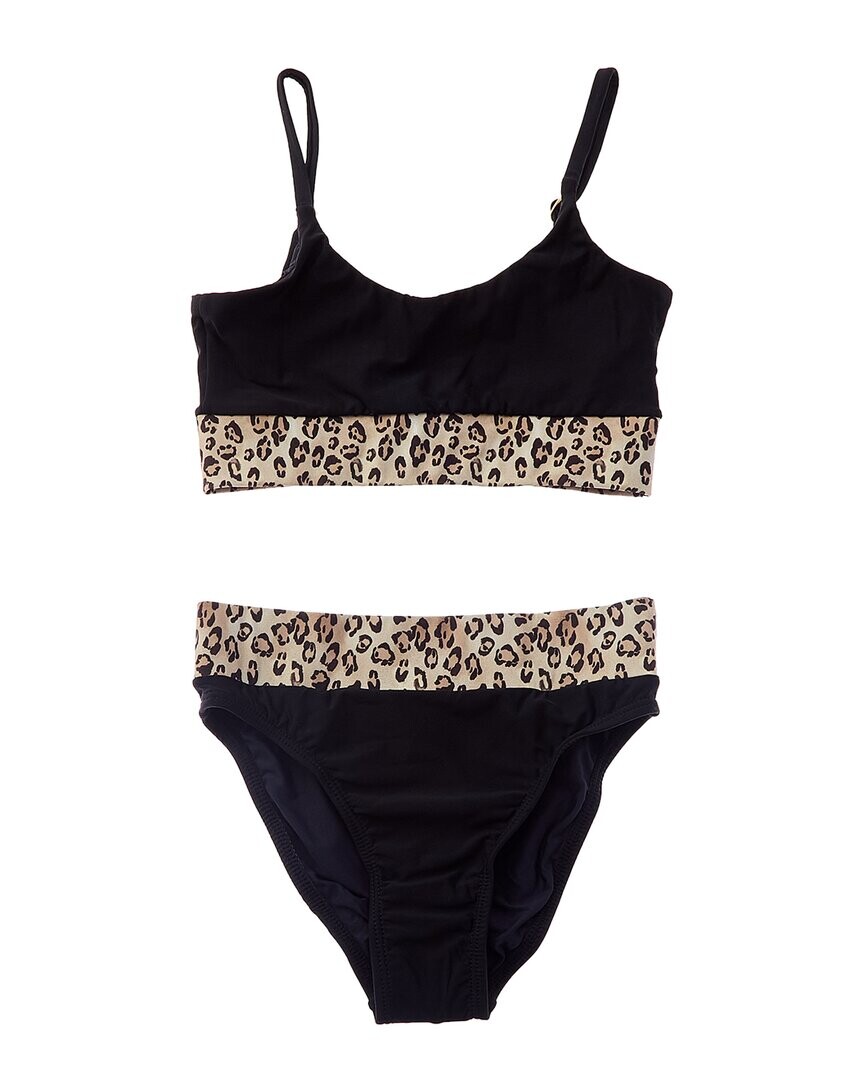 Комплект бикини PilyQ из 2 предметов с поясом, черный
Комплект бикини PilyQ из 2 предметов с поясом, черный