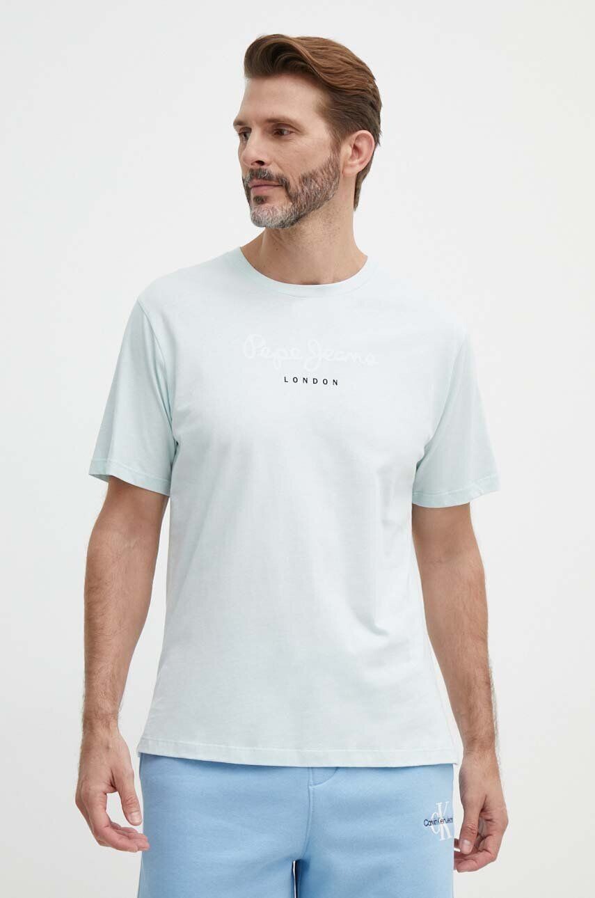 Хлопковая футболка Pepe Jeans Eggo, синий
Хлопковая футболка Pepe Jeans Eggo, синий