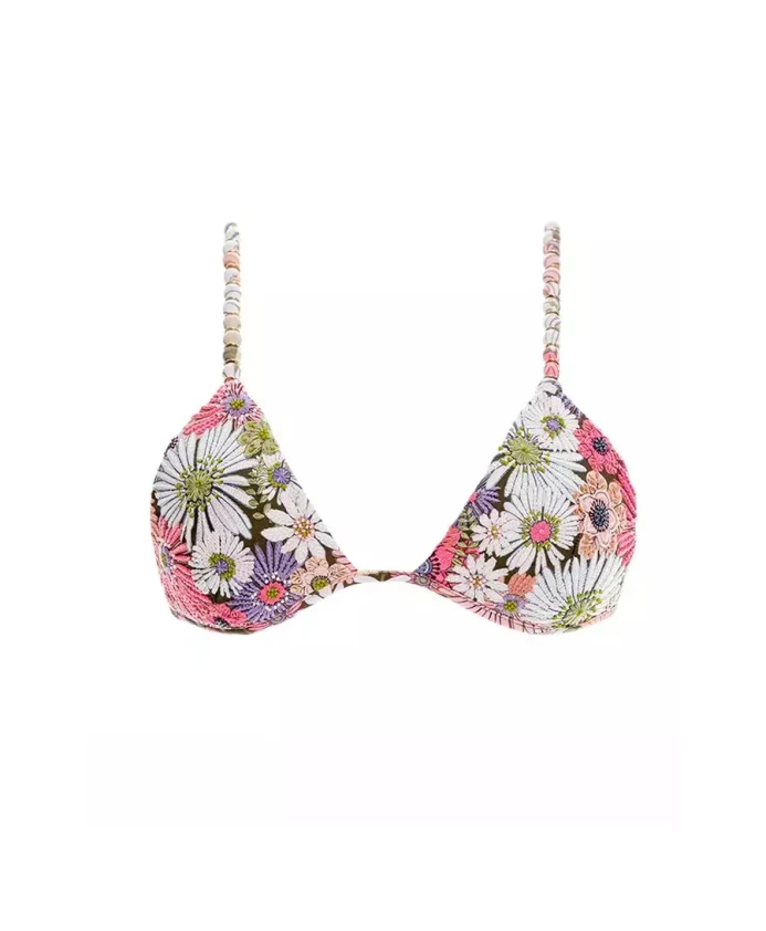 Вышитый верх от бикини, в стиле "белль". Agua By Agua Bendita, мультиколор
Вышитый верх от бикини, в стиле "белль". Agua By Agua Bendita, мультиколор