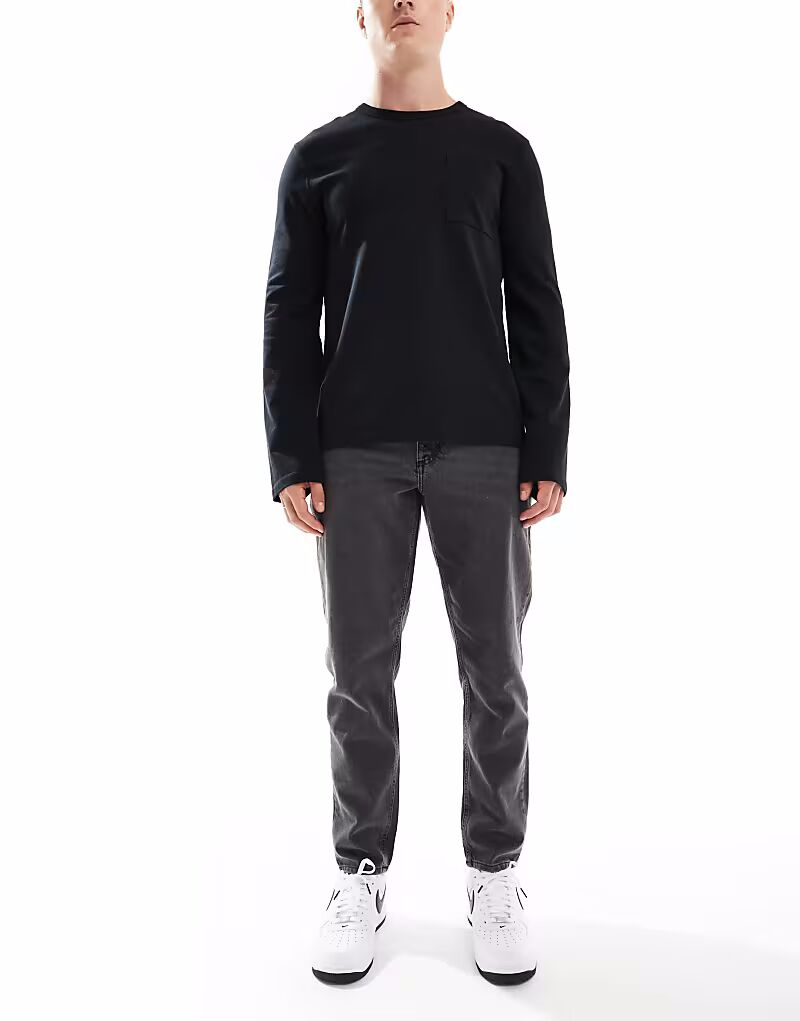 Зауженные джинсы черного цвета Asos Design
Зауженные джинсы черного цвета Asos Design