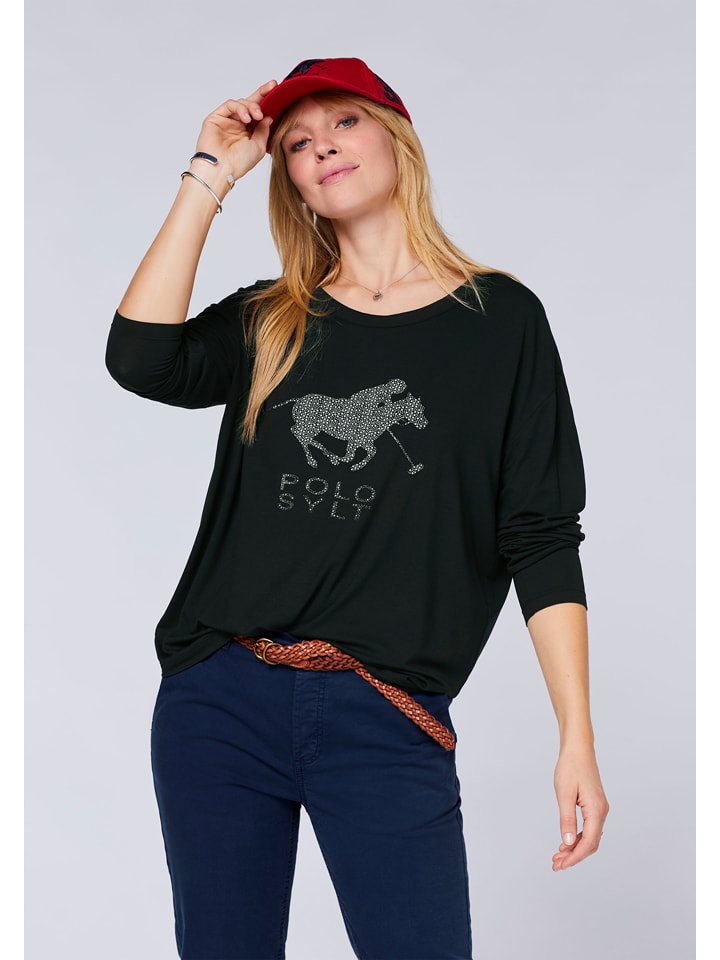 Рубашка с длинным рукавом Polo Sylt, черный
Рубашка с длинным рукавом Polo Sylt, черный