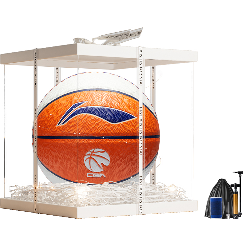 LINING Баскетбольный мяч PU белый синий оранжевый размер 7 тренировочный unisex
LINING Баскетбольный мяч PU белый синий оранжевый размер 7 тренировочный unisex