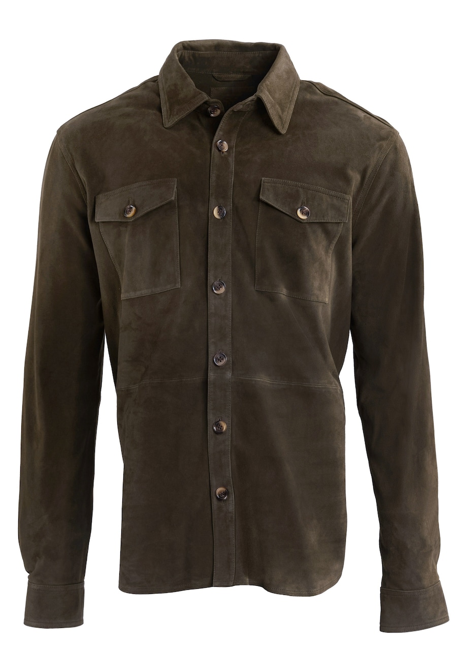 Рубашка на пуговицах классического кроя 18N62 NEFran, хаки
Рубашка на пуговицах классического кроя 18N62 NEFran, хаки