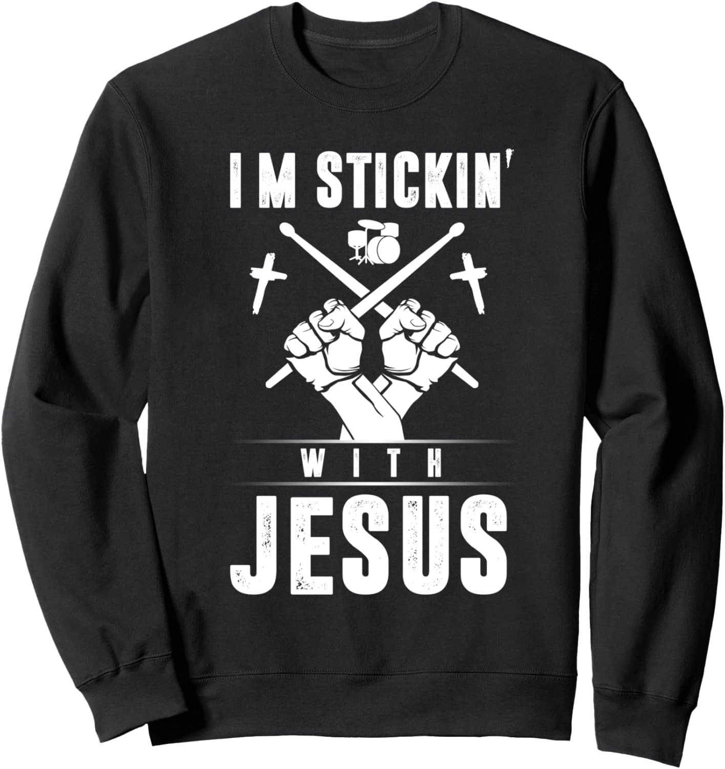 Религиозная толстовка Я остаюсь с Иисусом с изображением барабанщика и музыкальной группы Uab Kidkis, черный
Религиозная толстовка Я остаюсь с Иисусом с изображением барабанщика и музыкальной группы Uab Kidkis, черный