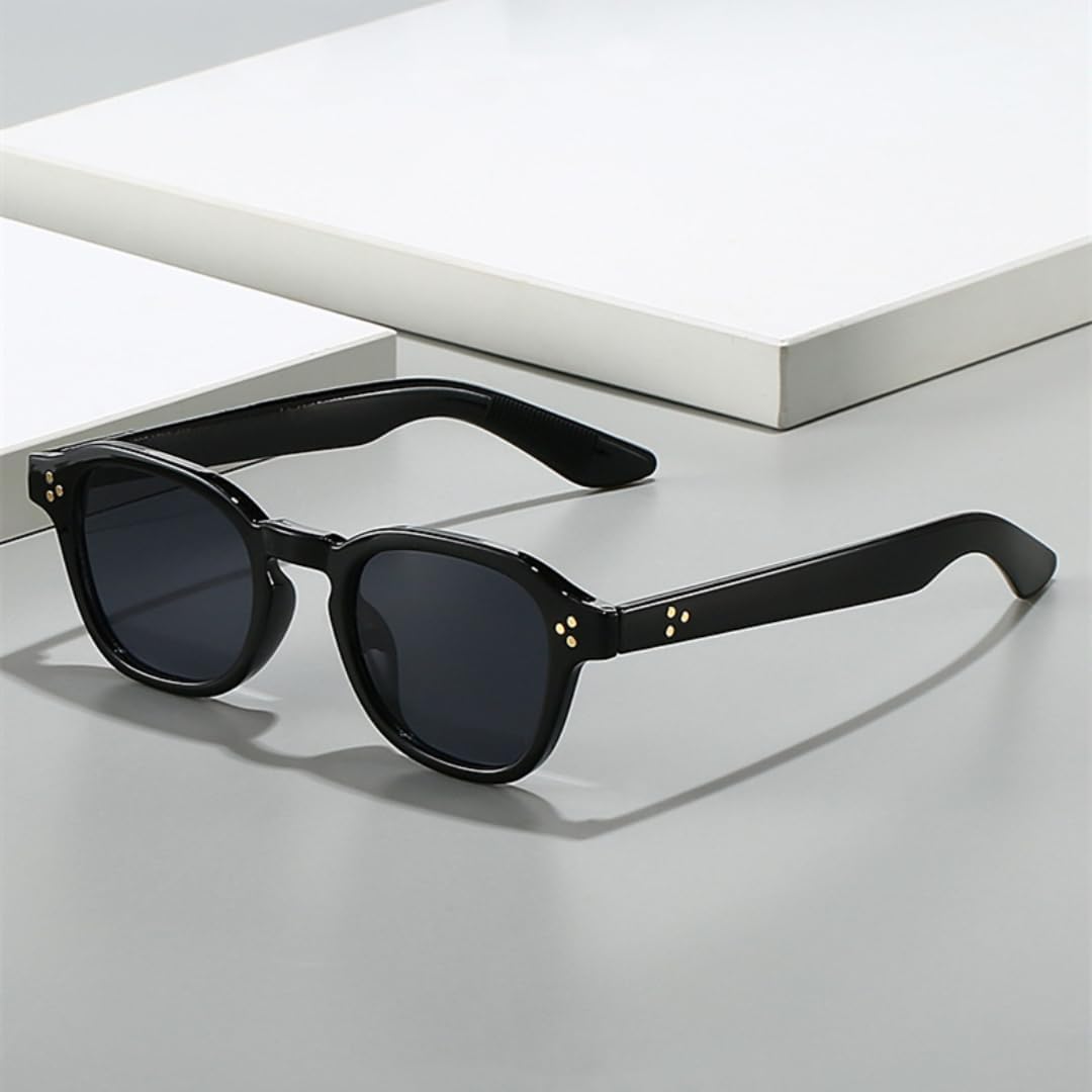 Винтажные мужские солнцезащитные очки с квадратными заклепками, модные градиентные очки с защитой от УФ-излучения UV400, женские очки в стиле панк UATXTAU, Leopard Tea Gradient
Винтажные мужские солнцезащитные очки с квадратными заклепками, модные градиентные очки с защитой от УФ-излучения UV400, женские очки в стиле панк UATXTAU, Leopard Tea Gradient