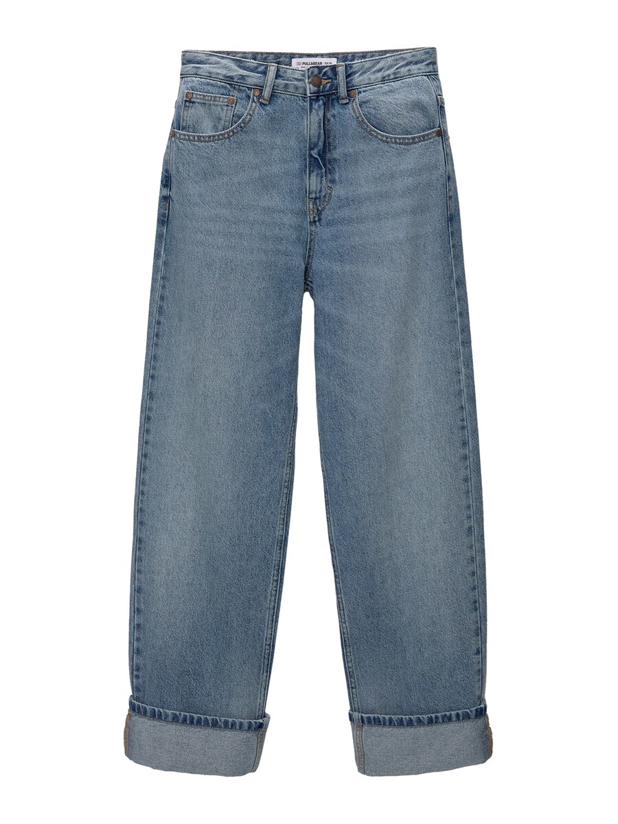 Джинсы свободного кроя Pull&Bear, синий деним
Джинсы свободного кроя Pull&Bear, синий деним