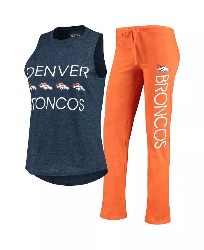 Женский оранжевый, темно-синий комплект для сна Denver Broncos Muscle, майка и брюки Concepts Sport
Женский оранжевый, темно-синий комплект для сна Denver Broncos Muscle, майка и брюки Concepts Sport