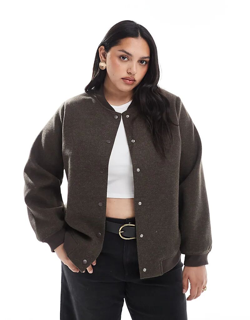 Куртка-бомбер Vero Moda Curve шоколадно-коричневого цвета
Куртка-бомбер Vero Moda Curve шоколадно-коричневого цвета