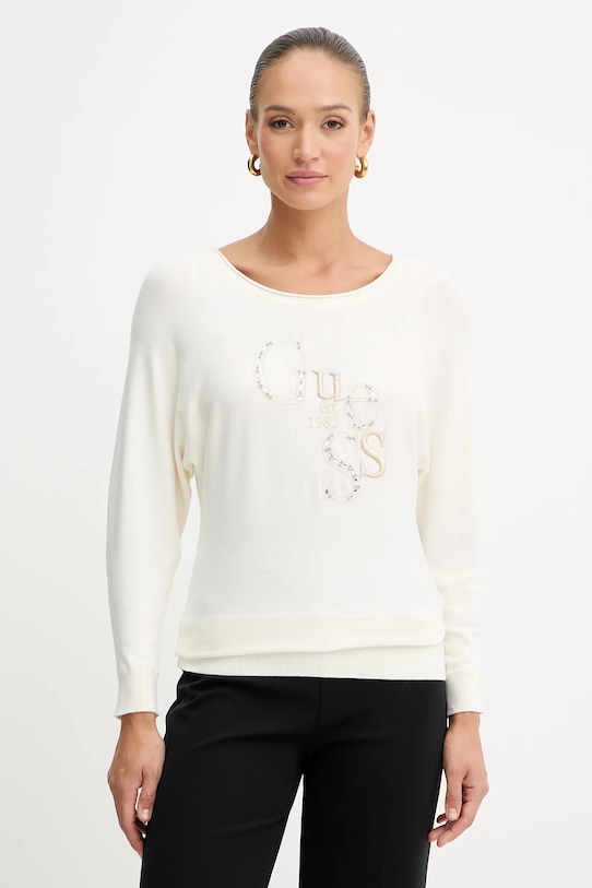 Свитер Кэссиди Guess, бежевый
Свитер Кэссиди Guess, бежевый