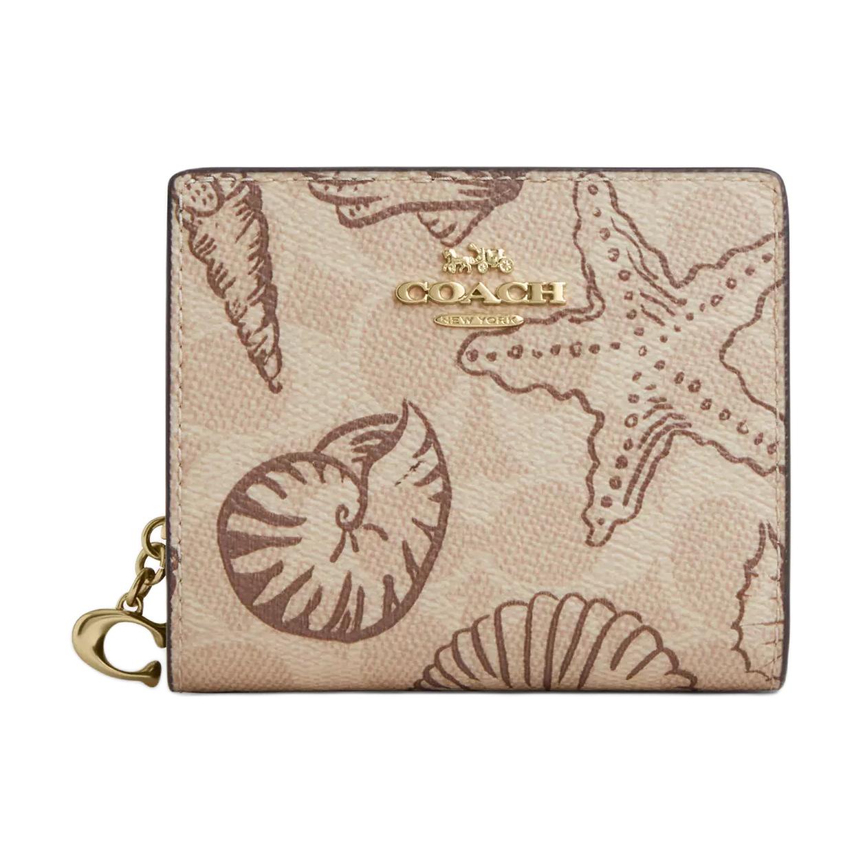 Кошелек Snap WalletSignature Coated Canvas Wallet Mini Women's Sand Coach, sand
Кошелек Snap WalletSignature Coated Canvas Wallet Mini Women's Sand Coach, sand