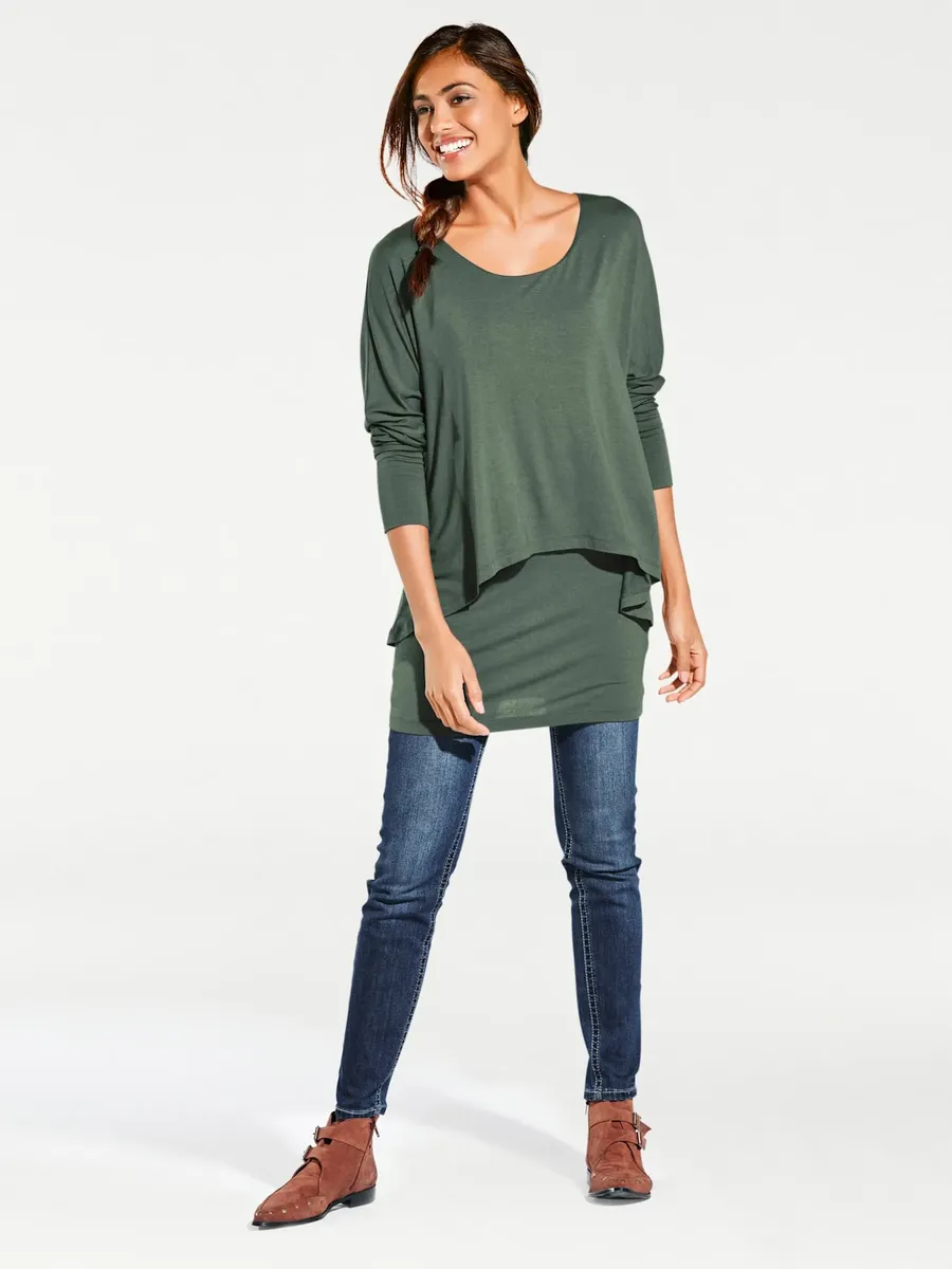 LINEA TESINI by Heine рубашка с круглым вырезом "рубашка с круглым вырезом", цвет Salbei
LINEA TESINI by Heine рубашка с круглым вырезом "рубашка с круглым вырезом", цвет Salbei