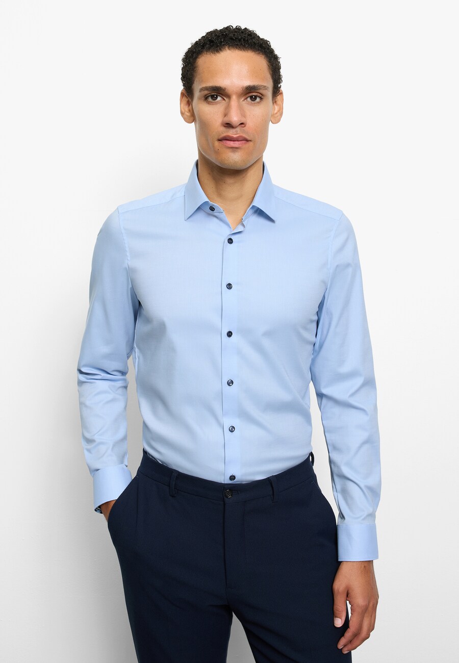 Рубашка делового кроя Slim Fit OLYMP, светло-голубой
Рубашка делового кроя Slim Fit OLYMP, светло-голубой