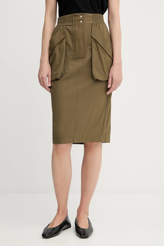 Хлопковая юбка Pinko, зеленый
Хлопковая юбка Pinko, зеленый