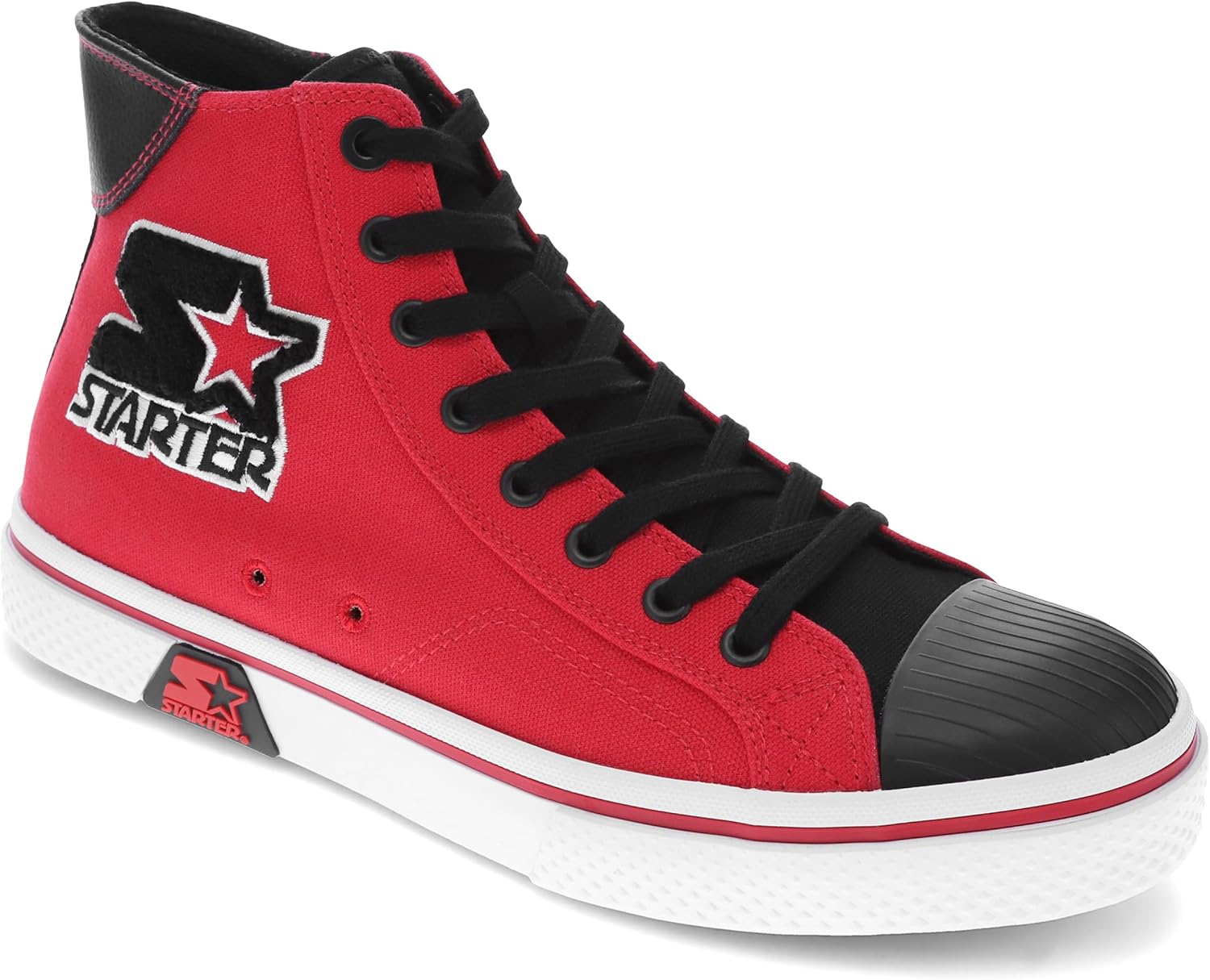 Мужские кеды STARTER Tradition 71 Hi Canvas на высокой подошве, черный/красный
Мужские кеды STARTER Tradition 71 Hi Canvas на высокой подошве, черный/красный