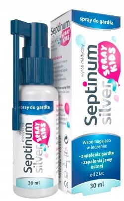 Zdrovit, Septinum Silver Kids, спрей для горла, 30 мл Inna marka
Zdrovit, Septinum Silver Kids, спрей для горла, 30 мл Inna marka