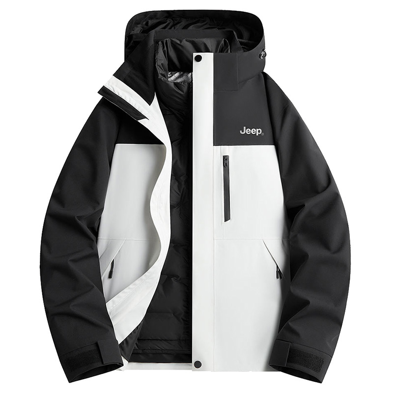 Jeep Куртка из коллекции Leisure Unisex, Warm White/Black (90 Fill Power White Duck Down Liner+Shell Clothing Sets)
Jeep Куртка из коллекции Leisure Unisex, Warm White/Black (90 Fill Power White Duck Down Liner+Shell Clothing Sets)