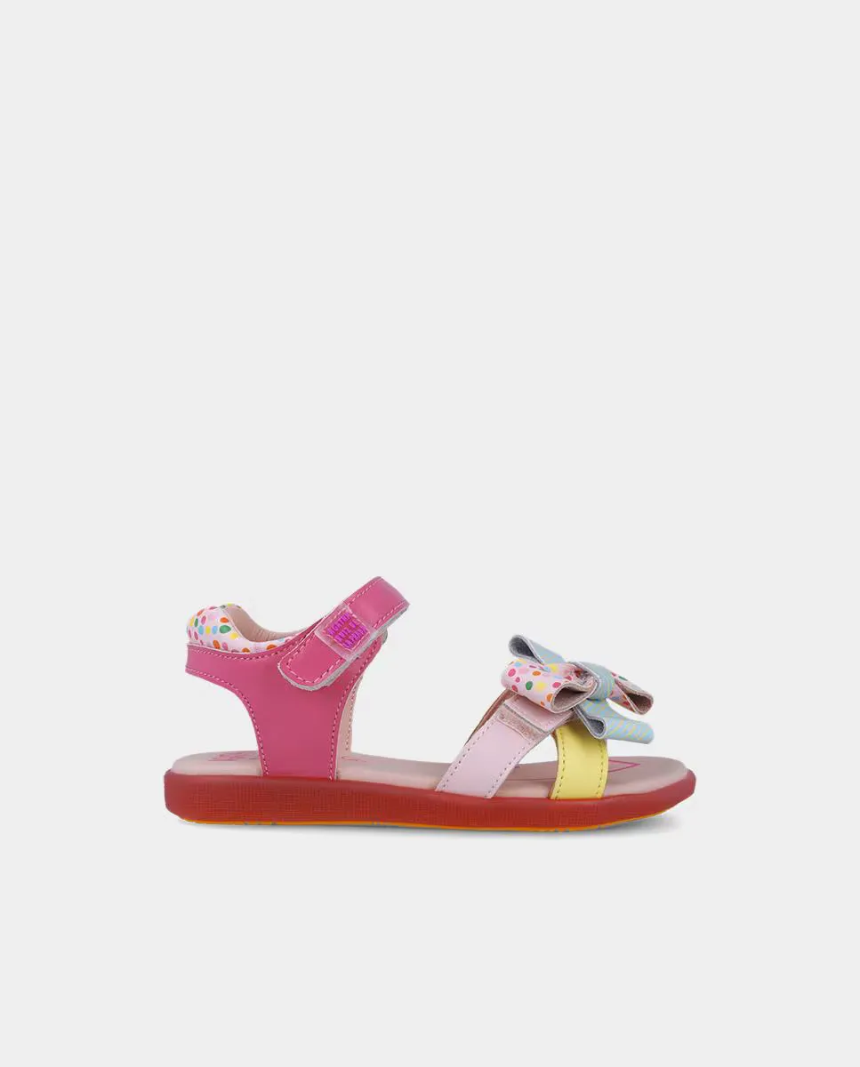 Сандалии из кожи цвета фуксии с открытым носком для девочек Agatha Ruiz de la Prada, фуксия
Сандалии из кожи цвета фуксии с открытым носком для девочек Agatha Ruiz de la Prada, фуксия