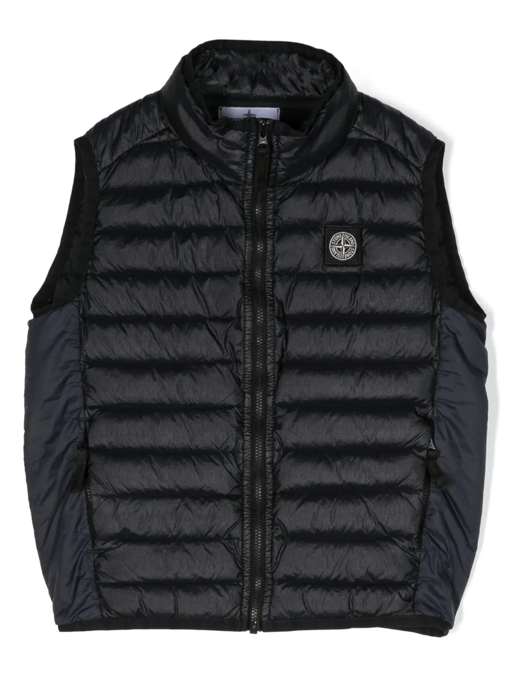 Дутый жилет с нашивкой-логотипом Stone Island Junior, черный
Дутый жилет с нашивкой-логотипом Stone Island Junior, черный