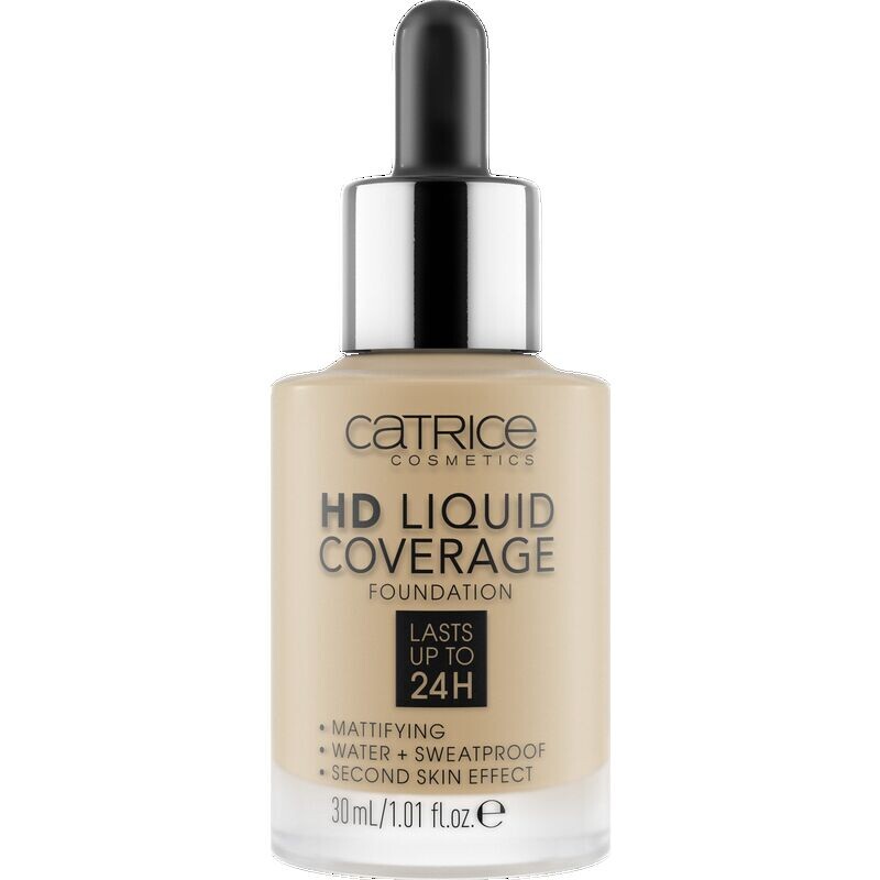 Тональный крем HD Liquid Coverage Foundation 032 Catrice, 30 ml
Тональный крем HD Liquid Coverage Foundation 032 Catrice, 30 ml