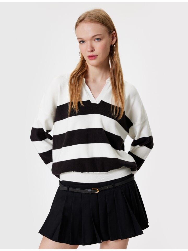 Свитер KOTON, цвет ekru gestreift 
Свитер KOTON, цвет ekru gestreift