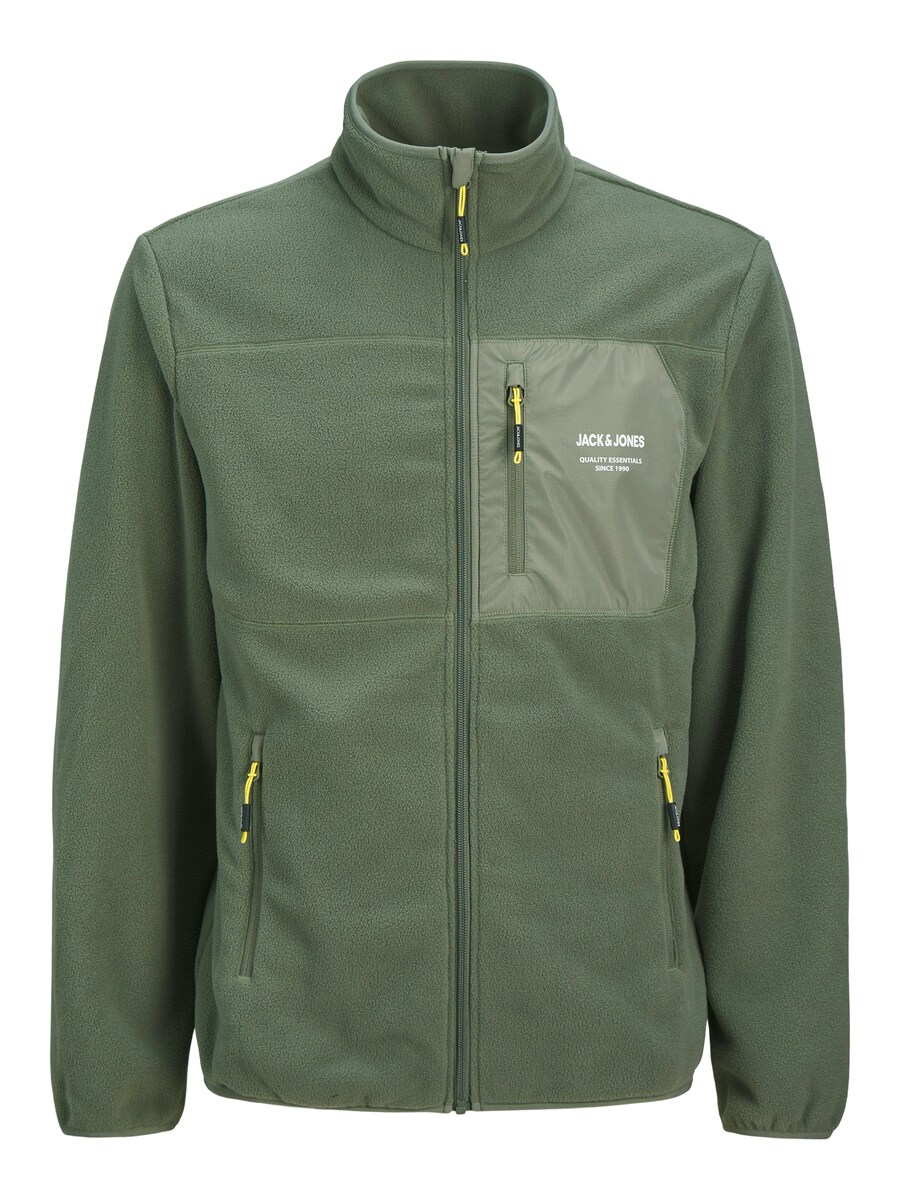 Флисовая куртка JACK & JONES JJTheo, хаки 
Флисовая куртка JACK & JONES JJTheo, хаки