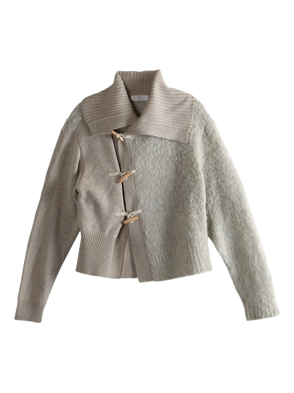 Кардиган с застежкой-молнией Y's, нейтральный
Кардиган с застежкой-молнией Y's, нейтральный