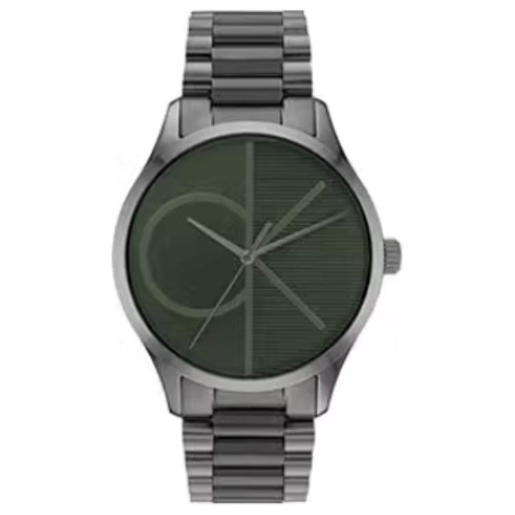 Часы CALVIN KLEIN Logo Series с кварцевым механизмом, стальной браслет, 40 мм, зеленый циферблат, мужские
Часы CALVIN KLEIN Logo Series с кварцевым механизмом, стальной браслет, 40 мм, зеленый циферблат, мужские