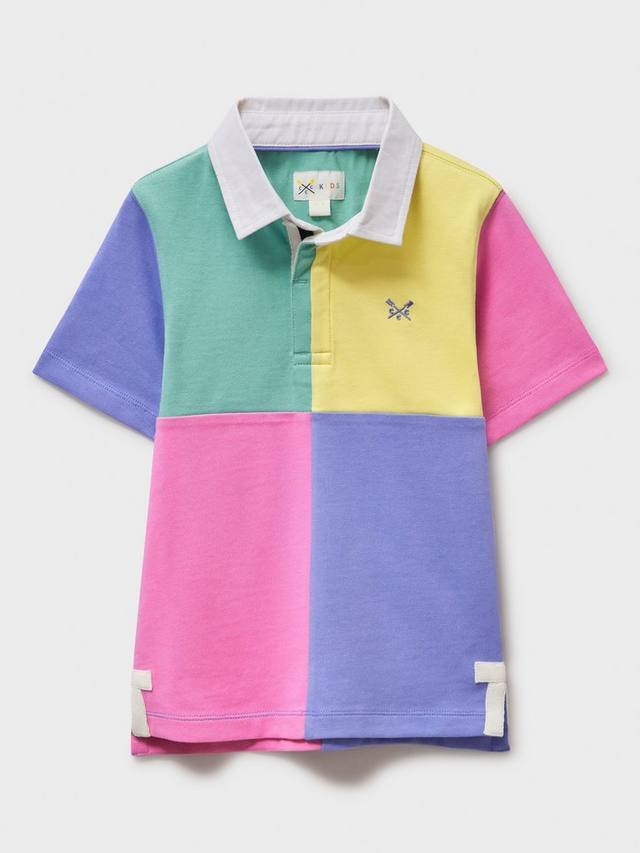 Детская хлопковая регбийка с коротким рукавом Harlequin Crew Clothing, Multi/Pink
Детская хлопковая регбийка с коротким рукавом Harlequin Crew Clothing, Multi/Pink