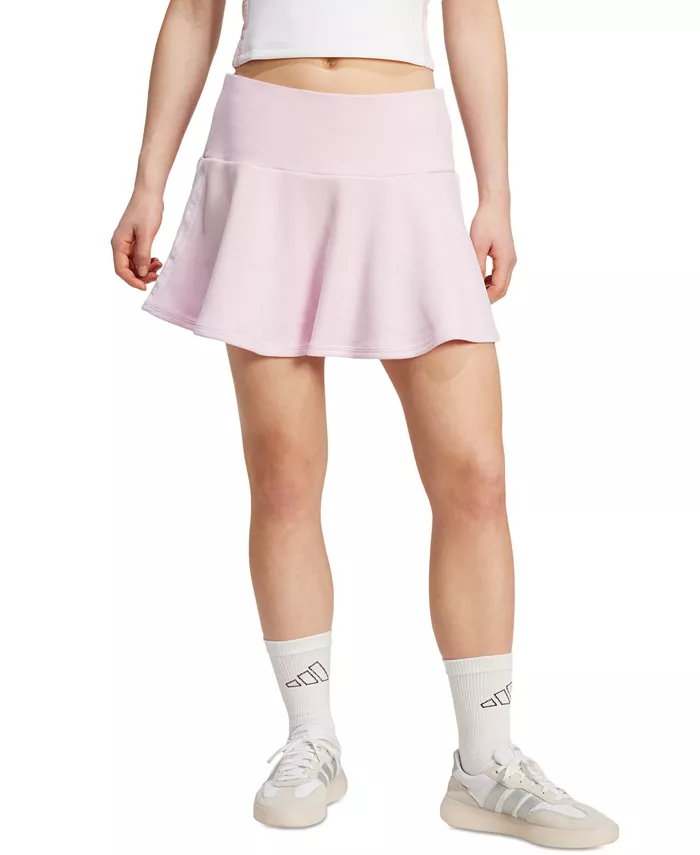 Женская юбка Essentials с тремя полосками adidas, розовый 
Женская юбка Essentials с тремя полосками adidas, розовый