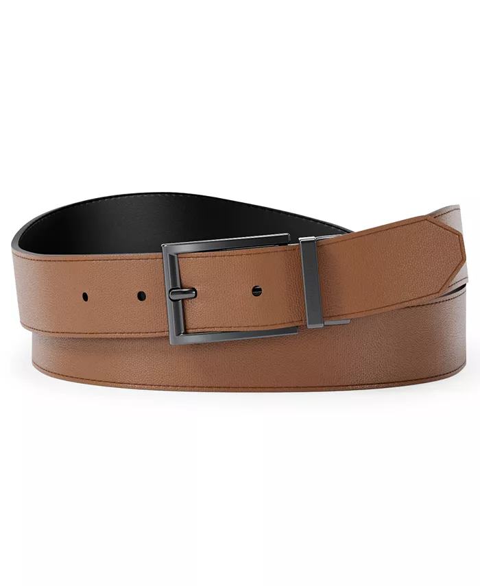 Мужской классический реверсивный кожаный ремень Michael Kors, загар/бежевый
Мужской классический реверсивный кожаный ремень Michael Kors, загар/бежевый