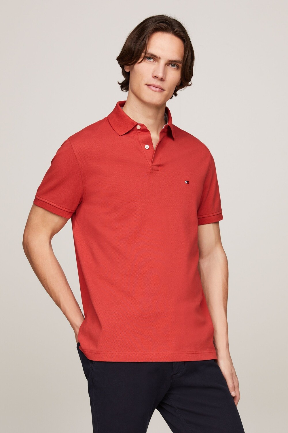 Рубашка-Поло 1985-го года классического кроя приталенного кроя Tommy Hilfiger, красный
Рубашка-Поло 1985-го года классического кроя приталенного кроя Tommy Hilfiger, красный